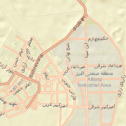 Alborz Street Map
