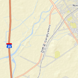 Nonsan Street Map