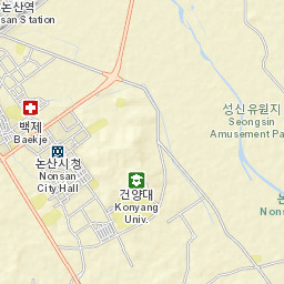 Nonsan-si Street Map