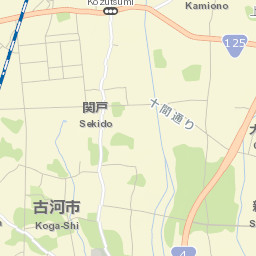 Koga-shi Street Map
