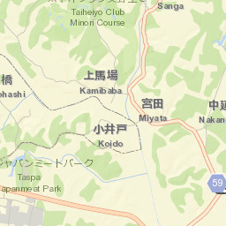 Omitama-shi Street Map