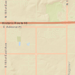 1300-1318 South 177th East Avenue, Tulsa Street Map