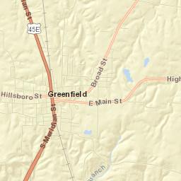 Greenfield Street Map