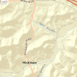 Gordonsville Street Map