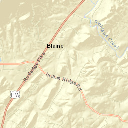 Blaine Street Map