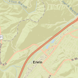Erwin Street Map