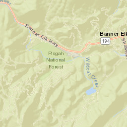 Banner Elk Street Map