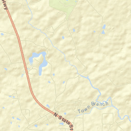 Yadkin County Street Map