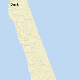 Southern Shores Street Map