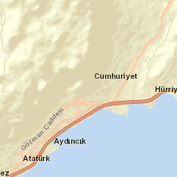 Aydıncık Street Map