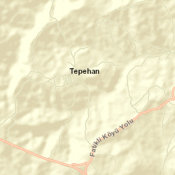 Tepehan Street Map