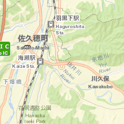 Sakuho Street Map