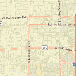 3850 Pioneer Ave Las Vegas NV Street Map