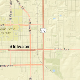 1015 West University Avenue, Stillwater, OK Street Map