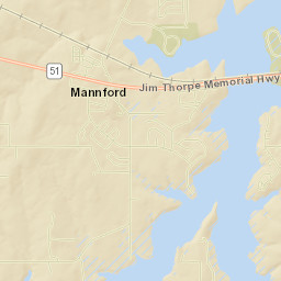 131-151 Greenwood Avenue, Mannford, OK Street Map