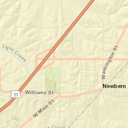 Newbern Street Map
