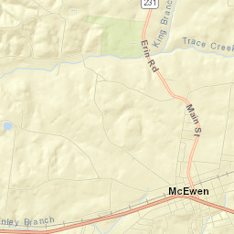 McEwen Street Map
