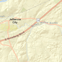 600-702 Cynthia Dr Jefferson City TN Street Map