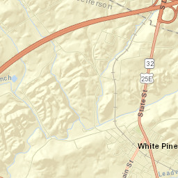 White Pine Street Map