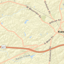 Kernersville Street Map
