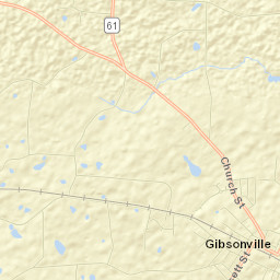 Gibsonville Street Map