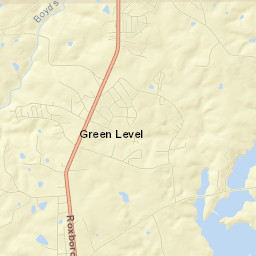 Green Level Street Map