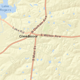 Creedmoor Street Map