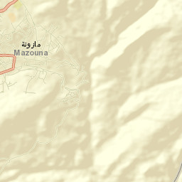Mazouna Street Map