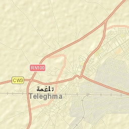 Telerghma Street Map