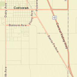 Corcoran Street Map