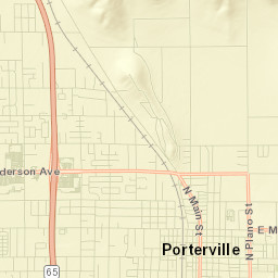 878-890 W Morton Ave Porterville CA Street Map