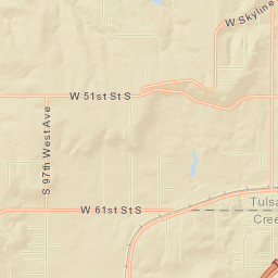 5802 South 65th West Avenue Tulsa OK Street Map