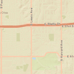 5949-5951 South Lewis Avenue Tulsa OK Street Map