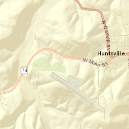 Huntsville Street Map