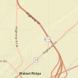 501-599 West Oak Street, Hoxie, AR 72433 Street Map