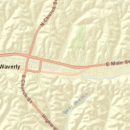 Waverly Street Map
