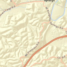 Kingston Springs Street Map
