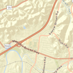 8296 Sawyer Brown Road, Nashville, TN Street Map