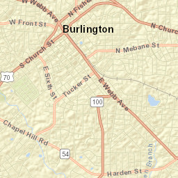 Burlington Street Map