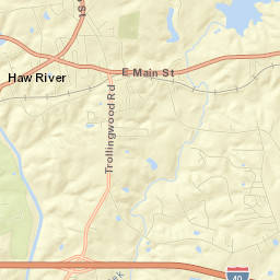 Haw River Street Map