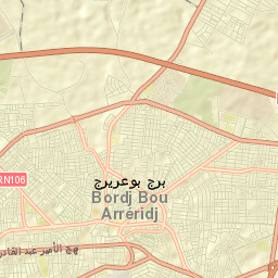 Bordj Bou Arreridj Street Map
