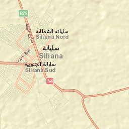 Siliana Street Map