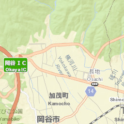 Okaya Street Map