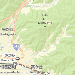 Shimosuwa Street Map