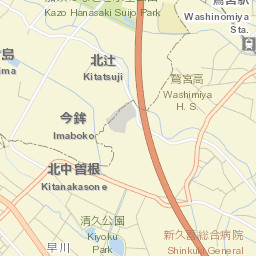 Kuki-shi Street Map