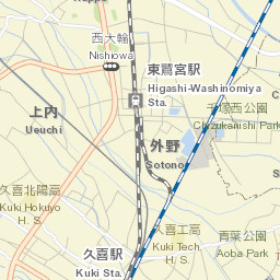 Kukichūō Street Map