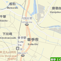 Satte Shi Street Map