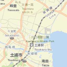 Tsuchiura-shi Street Map