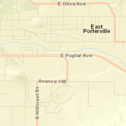 East Porterville Street Map