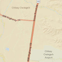 Ohkay Owingeh Street Map